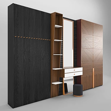 Modern Hallway Furniture: Vol-1 3D model image 1 