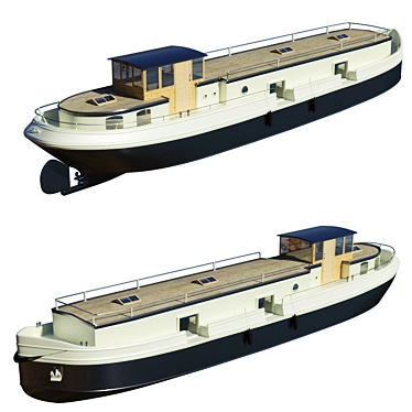 Houseboat barge