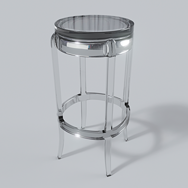 Sleek Glass Chair: Elegant and Modern 3D model image 1 