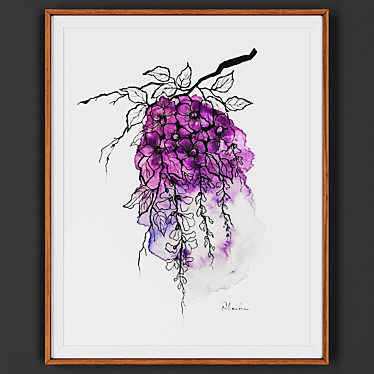 Elegant Frame for Artwork 3D model image 1 