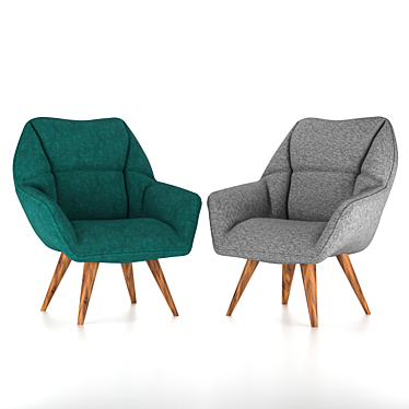 Cozy Lounge Chair - 60cm x 60cm 3D model image 1 