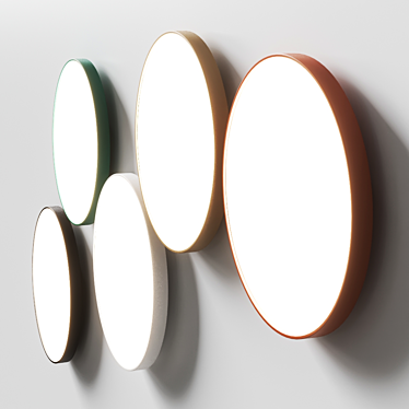 RIBAG PUNTO Mounted Wall Light - Sleek Swiss Design 3D model image 1 