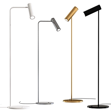  Streamline LED Floor Lamp 3D model image 1 