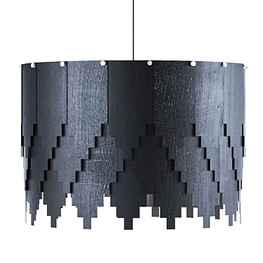 Russian Architecture Inspired Dark Lamp 3D model image 1 