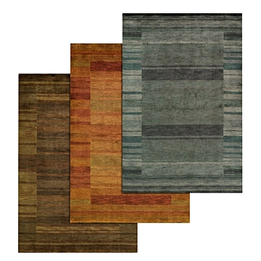 Premium Carpet Set: Versatile Textures 3D model image 1 