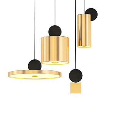 Modern LED Pendant Lights - SHEEN 3D model image 1 