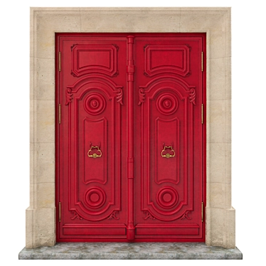 Classic 3D Max Door 3D model image 1 