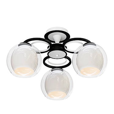 Elegant Ceiling Light Fixture 3D model image 1 
