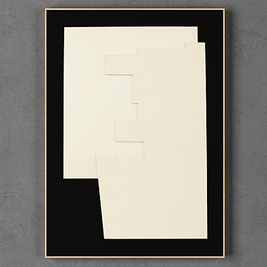 Frame Collection - 1 Set, 1000x720mm, Unwrapped UVs 3D model image 1 