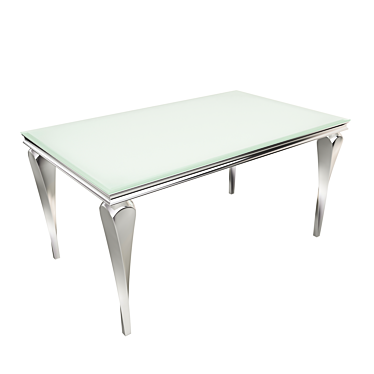 Flavia: Elegant Dining Table 3D model image 1 