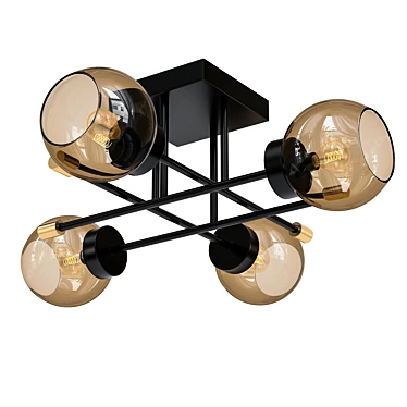 ALFA Transfer Max 25364: Sleek Loft Chandelier 3D model image 1 