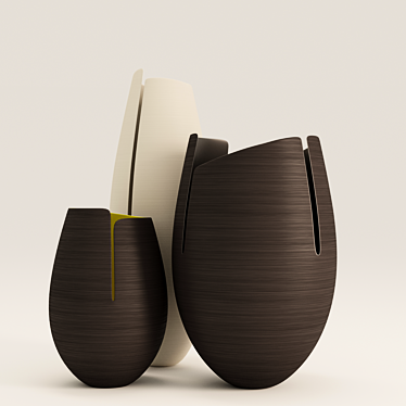 Artistic Ashraf Hanna Vases 3D model image 1 