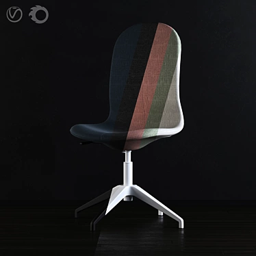 Stylish Ikea LANGFJALL Chair with 10 Variations 3D model image 1 