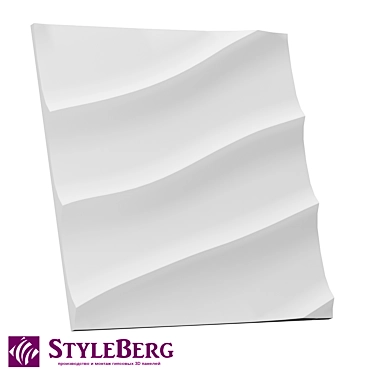 Gypsum 3D panel StyleBerg, Wave