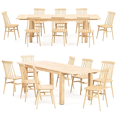 Kave Home - Tressia chair and Isbel extendable table