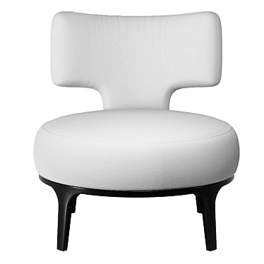 Flexform Drop Armchair: Compact & Comfy 3D model image 1 