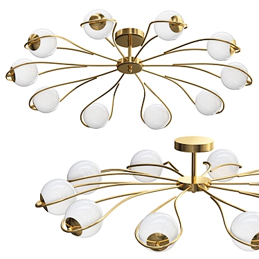 EUROSVET 70089/10 Ceiling Light 3D model image 1 