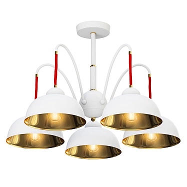 Sleek Ceiling Spotlight Set 3D model image 1 