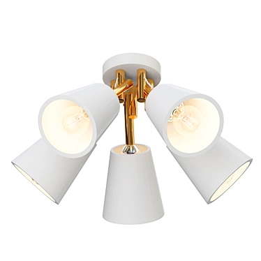 Bella Ceiling Light: Illuminate with Elegance 3D model image 1 