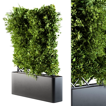 Vertical Garden Box - Outdoor Planting 3D model image 1 
