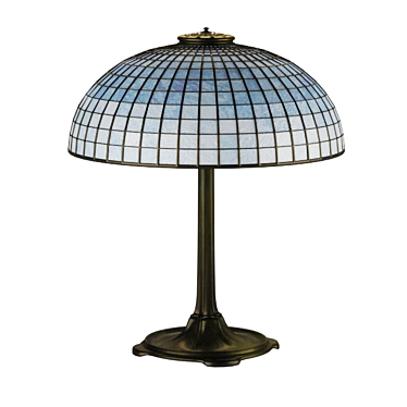 Elegant Tiffani Table Lamp 3D model image 1 