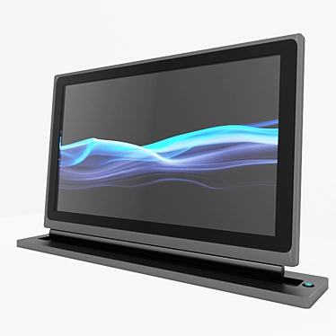 Sleek 15.6" Embedded Monitor 3D model image 1 