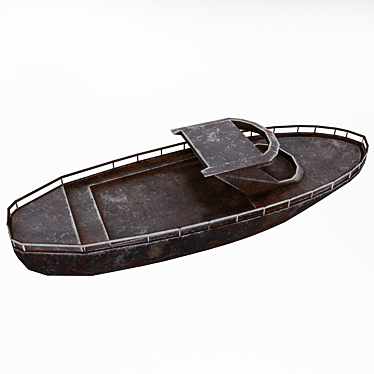 Title: Rusty Ship Model Kit 3D model image 1 