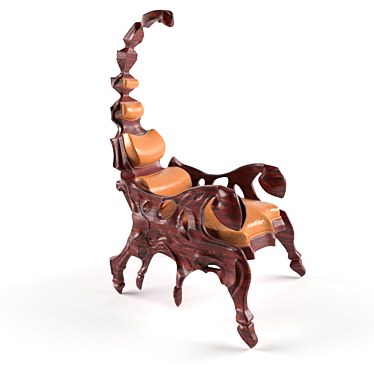 Sleek Scorpion Chair 3D model image 1 