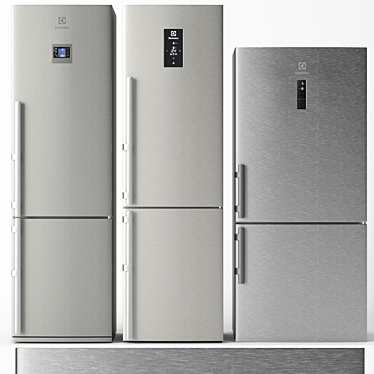 Electrolux Refrigerator Set: Stay Cool with Style 3D model image 1 