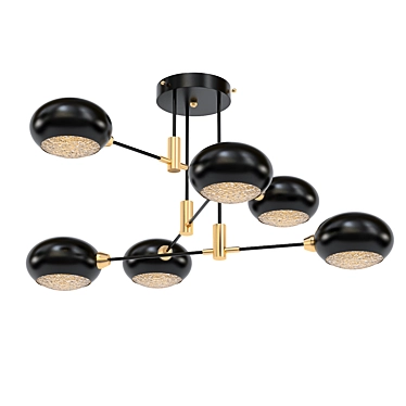 Solar System 6: Stylish Ceiling Lamp 3D model image 1 