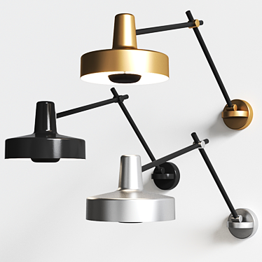 Grupa Arigato AR-W: Adjustable Wall Lamp 3D model image 1 