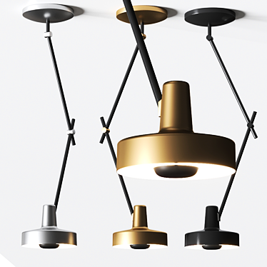 Grupa Arigato AR-C: Adjustable Ceiling Lamp 3D model image 1 