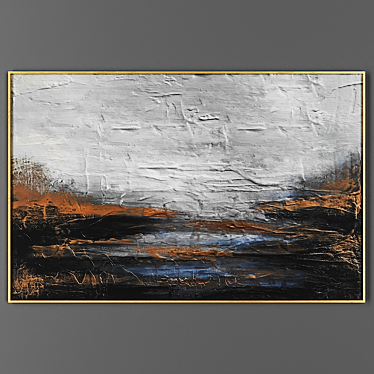 Elegant Framed Picture 3D model image 1 