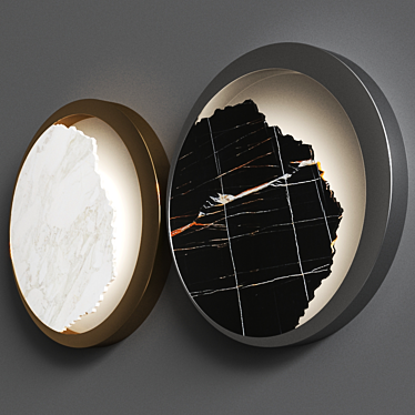 Ginger & Jagger Eclipse LED Wall Light - Earth to Earth Collection 3D model image 1 