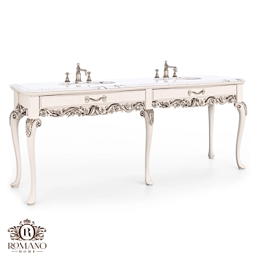 Handcrafted Bathroom Console by Romano Home 3D model image 1 