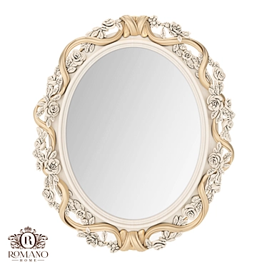 Elegant Handcrafted Nicole Mirror 3D model image 1 