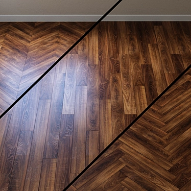 Platinium Oak Laminate - Slim & Stylish 3D model image 1 