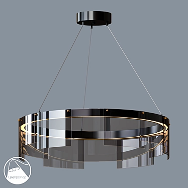 Elegant ODRI Chandelier 80cm 3D model image 1 