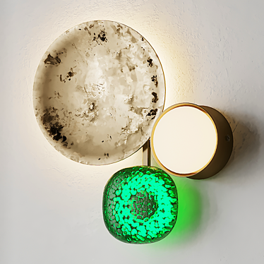 Glamorous GIOIELLI 03 Wall Sconce 3D model image 1 