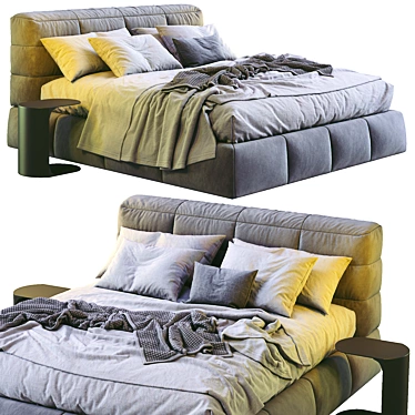 Luxurious Ditre Italia Dunn Bed 3D model image 1 