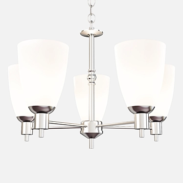 Elegant Jackson Chandelier 3D model image 1 