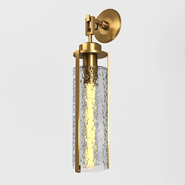 Viran 40.1643 - Stylish Modern Brass Pendant Light 3D model image 1 