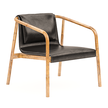 Modern Bernhardt Oslo Armchair 3D model image 1 