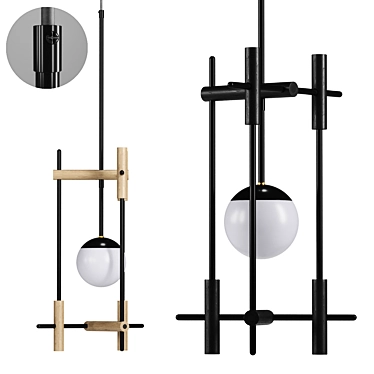 Minimalist Tanjun Pendant Light 3D model image 1 