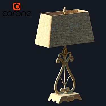 Classic Style Table Lamp 3D model image 1 
