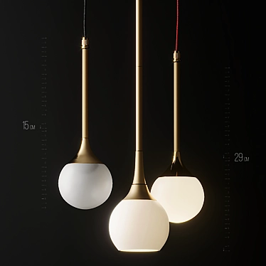 Modern Pendant Lights for a Stylish Touch 3D model image 1 