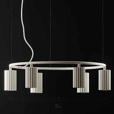 DONNA CIRCLE 60 Pendant - Elegant Ceiling Light 3D model image 1 