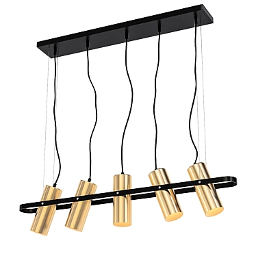 Elegant Claire Pendant Light 3D model image 1 