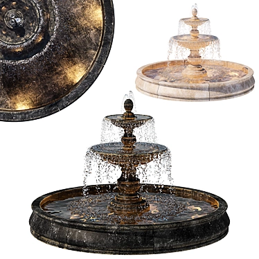 Flowing Elegance: Fountain12 3D model image 1 