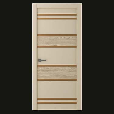 Twinwood 3 Interior Door: Classic Elegance 3D model image 1 